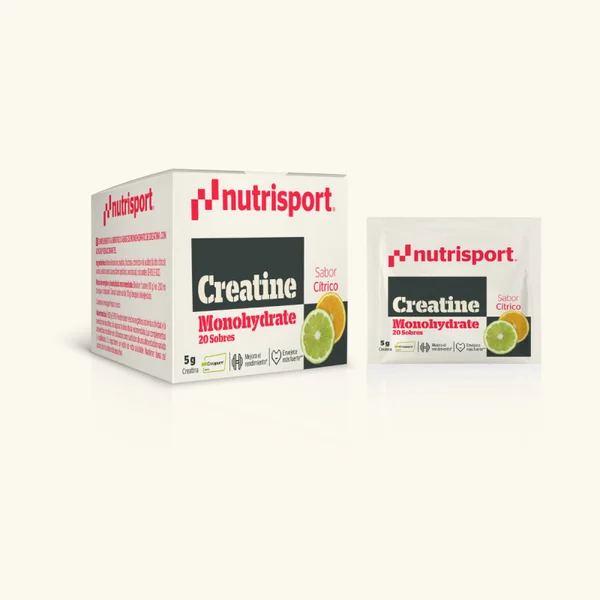 Nutrisport Creatina Creapure Monohidrato Sticks 20 Sticks Citricos
