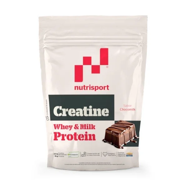 Nutrisport Creatina Whey & Milk Protein Choco Milk 500g