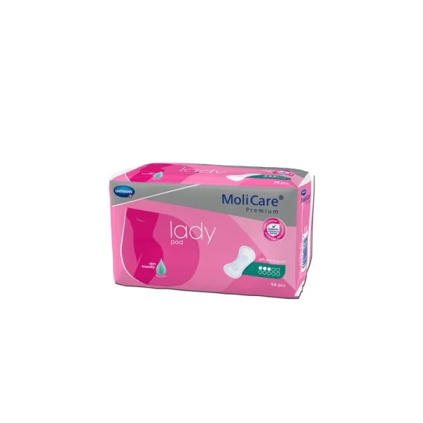 PACK COMPRESAS MOLICARE PREMIUM LADY 3 GOTAS 2x14u